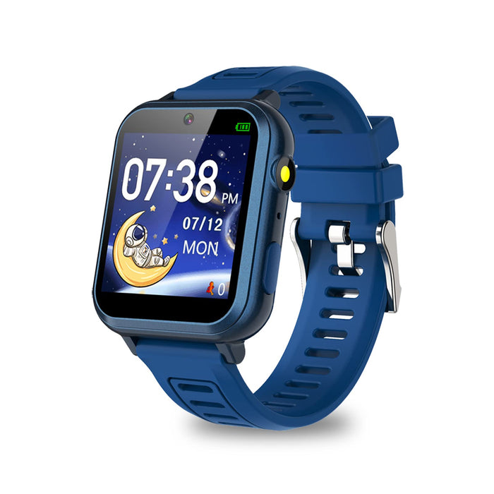 Retysaz Kids Smart Watch24 Game Smart Watch for Kids Smartwatches for Children 3-14 Ideal Great Present to Girls Boys (Blue)