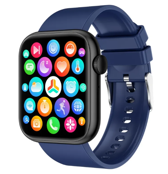 QX7 Smart Watch with Body Temperature Measurement, Bluetooth Calling & SOS, 1.85" Touchscreen - Multiple Colors